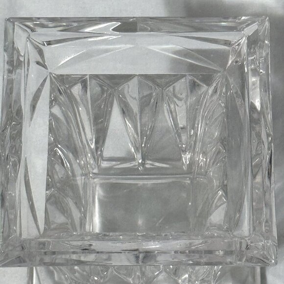 PartyLite Glass Quad Prism Candle Holder 5 x 4.5 - Picture 3 of 6